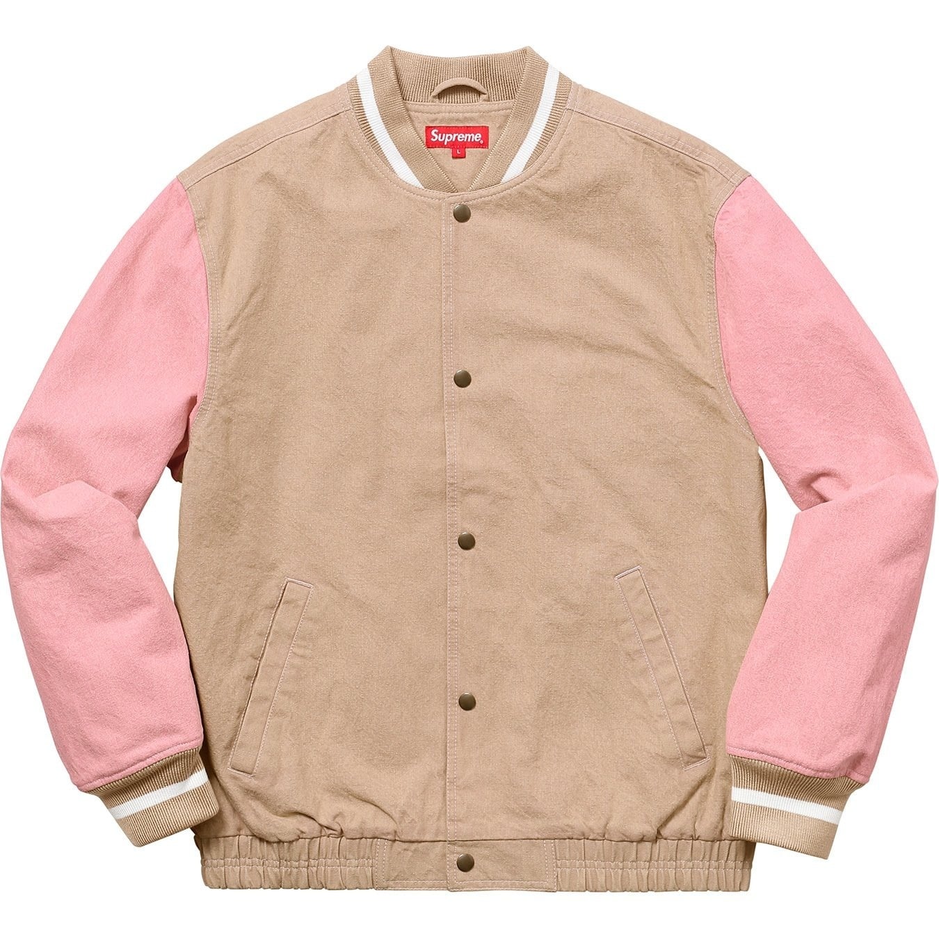 Denim Varsity Jacket view 5